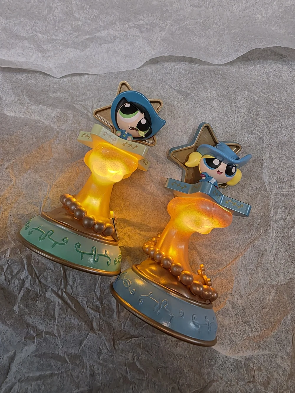 Powerpuff Girls Light-up Cowgirl Figures - Bundle Of 2